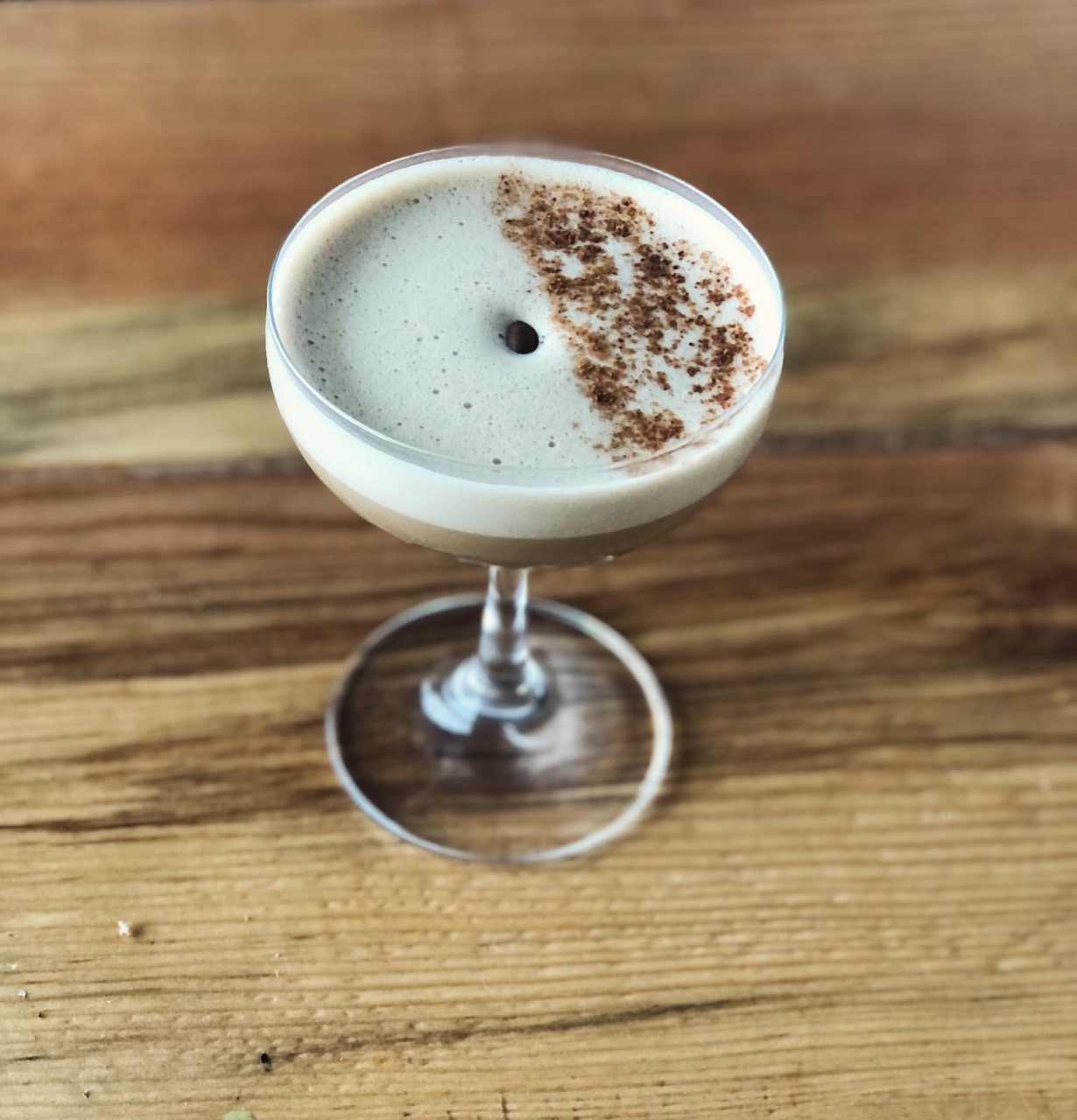 Espresso martini cocktail